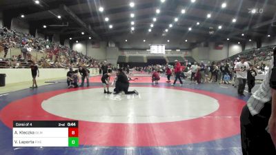 73 lbs Consi Of 4 - Asher Kleczka, Gilmer Bobcat Wrestling vs Vinny Laporta, Five Star Savannah Wrestling
