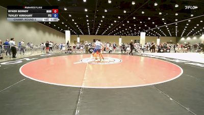 225 lbs Champ. Round 5 - Ryker Berndt, Mustang Broncos vs Tuxley Kirkhart, Panther Training Center
