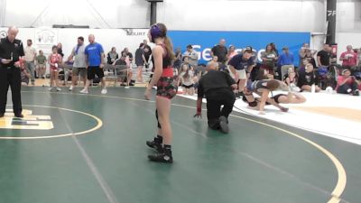 40 lbs Rr Rnd 7 - Madison Tomlinson, MGW Death By Chocolate - W vs Braelynn Stetler, Apex (OH) Girls - W