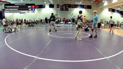 88 lbs Quarterfinal - Colton Miller, Great Neck Wrestling Club vs Liam Demarest, Spotsylvania
