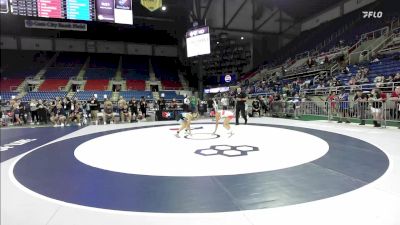 110 lbs Quarters - Adalyne Montiel, WA vs Kayla Batres, CT