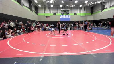 81 lbs Rr Rnd 2 - Sascha Trujillo, Bison Takedown Wrestling Club vs Adriana George, South Georgia Athletic Club