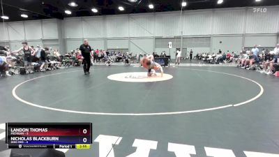 144 lbs Round 2 (8 Team) - Landon Thomas, Michigan vs Nicholas Blackburn, Ohio Red