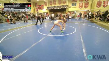 75-82 lbs Rr Rnd 5 - Acelynn Hauenstein, Tiger Trained Wrestling vs Liberty Hunt, Heat