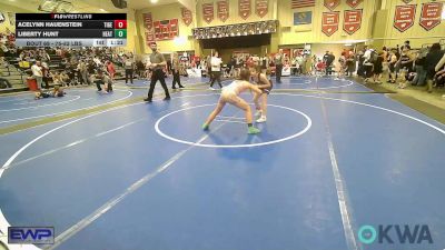 75-82 lbs Rr Rnd 5 - Acelynn Hauenstein, Tiger Trained Wrestling vs Liberty Hunt, Heat