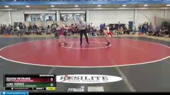 133 lbs Quarterfinal - Gustav Petruske, King`s College (Pennsylvania) vs Luke Hoerle, Stevens Institute Of Technology