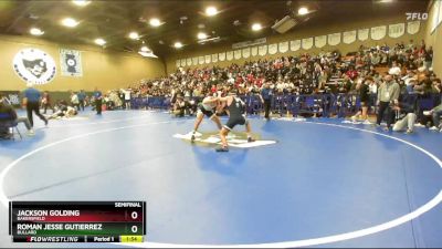 150 lbs Semifinal - Roman Jesse Gutierrez, Bullard vs Jackson Golding, Bakersfield