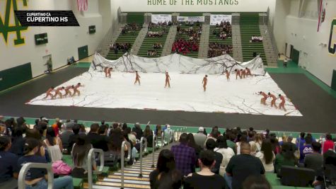 Cupertino HS "Cupertino CA" at 2026 WGI Guard Manhattan Beach Regional+