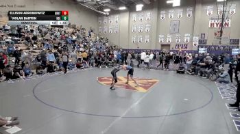 126 lbs Semifinal - Nolan Barton, Nolensville vs Ellison Abromowitz, Brentwood