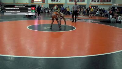 95 lbs Round 4 - Gus Robertson, Gold Medal Wrestling vs Landon Weber, Delaware County Wrestling Club