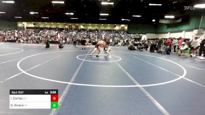 132 lbs Consi Of 8 #1 - Isaiah Cortez, CA vs Geronimo Rivera, UT