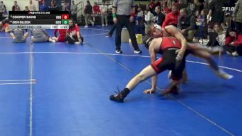 150 lbs Cons. Round 2 - Ben Blizek, Centerville vs Cooper Davis, Union, LaPorte City