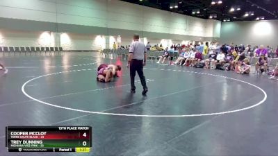 182 lbs Placement Matches (16 Team) - Cooper McCloy, Terre Haute Black vs Trey Dunning, Michiana Vice-Pink