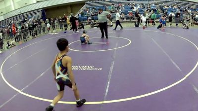 10U Boys - 53 lbs Quarters - Jacques Finley, Wichita Training Center vs Bronxten Parrish, Contenders Wrestling Academy