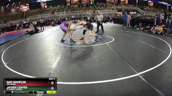 157 lbs Champ. Round 2 - Jayden Coates, Ft Pierce Central vs Sam Wampler, Columbus
