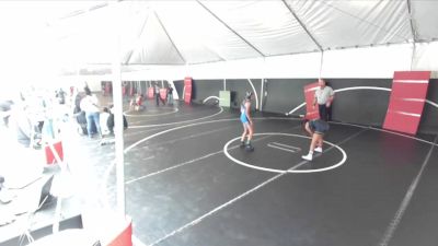 100-105 lbs Round 1 - London Simes, Rancho Bernardo Wrestling vs Stellarose Munoz, Cal Grapplers Wrestling Club