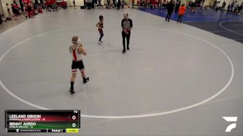 70 lbs Placement (4 Team) - Benny Ahedo, LPGE/B Wolves vs Leeland Gibson, Marshall/Lakeville/RTR