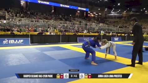 Anna Luiza Lima Prestes vs Harper Sloane Hae-Lyun Park 2025 Pan Kids Jiu-Jitsu IBJJF Championship