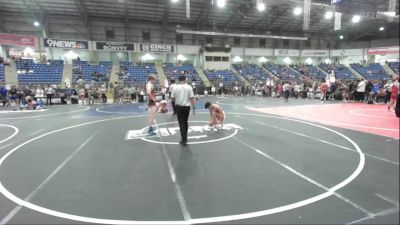 132 lbs Consi Of 8 #2 - Armando Garcia, Dodge City Wr Acd vs Maximus DeWitt, Team Montana