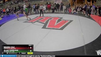 77 lbs Cons. Round 5 - Elijah Hamelman, Hillsboro Mat Club vs Braden Cole, Oregon City Kids Club