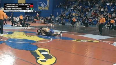 285 lbs Quarterfinal - Chris Funches, Grassfield vs Mateo Vinciguerra, Woodstown