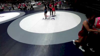 120 lbs Irini Poka, OCWA - Orange County Wrestling Association vs Nevaeh Arredondo, CVWA - Central Valley Wrestling Association