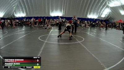 88 lbs Round 4 (8 Team) - Phoenix Russo, Westshore vs Matthew Sheehan, Olmsted Falls