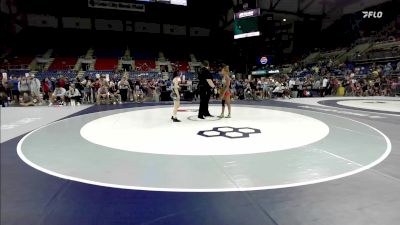 110 lbs Champ. Rd Of 32 - Nakayla Dawson, MI vs Samantha Van Der Weken, VA