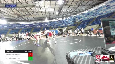 132 lbs Consolation - Max Gonzalez, Askren Wrestling Academy vs Luke Satriano, Journeymen Wrestling Club