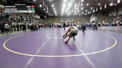 144 lbs Prelim - Quinn Jenkins, Buford vs Joshua Kent, Rock Bridge