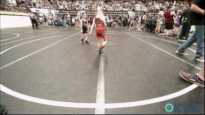 43 lbs Rr Rnd 1 - Ella Weldon, Shelton Wrestling Academy vs Dawson Sherrin, Bridge Creek Youth Wrestling
