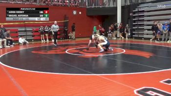 120 lbs Cons. Round 2 - Miguel Astorga, Xavier, Cedar Rapids vs Aiden Kiesey, Linn-Mar