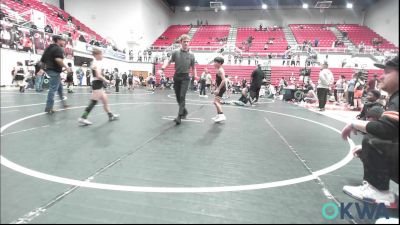67 lbs Consolation - Leland Riley, Midwest City Bombers Youth Wrestling Club vs Jayce Clark, Team Nomad
