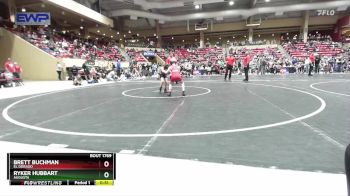 58 lbs Cons. Round 2 - Ryker Hubbart, Augusta vs Brett Buchman, El Dorado