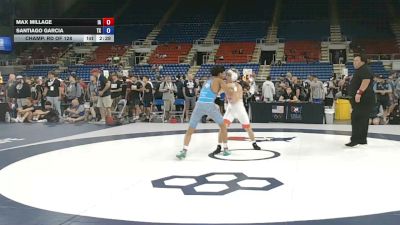 132 lbs Champ. Rd Of 128 - Max Millage, Iowa vs Santiago Garcia, Texas