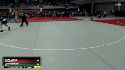 160 lbs Semis (4 Team) - Levi Oestrich, GSL vs Isaac Lopez, Hutchinson