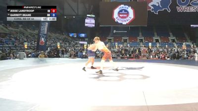 126 lbs Cons. Rd Of 64 - Jesse Landtroop, Oregon vs Garrett Beane, Missouri