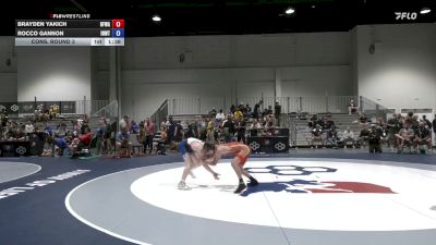 52 lbs Cons. Round 3 - Brayden Yakich, Black Fox Wrestling Academy vs Rocco Gannon, Inland Northwest Wrestling Training Center
