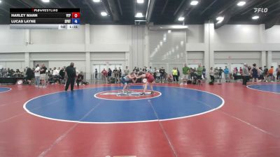 113 lbs Quarters - Harley Mann, Virginia Team Predator vs Lucas Layne, Spartan RTC@LHP