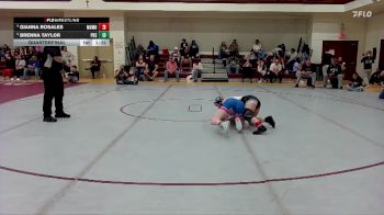 114 lbs Quarterfinal - Brenna Taylor, Pima High School vs Gianna Rosales, Mountain View (Marana) High School