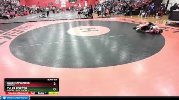 165 lbs Cons. Round 2 - Alex Napientek, HUNTLEY vs Tyler Porter, Crystal Lake (CENTRAL)