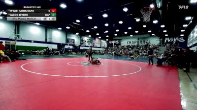 126 lbs 3rd Place Match - Wyatt Conkright, Temecula Valley vs Jacob Myers, Chaparral
