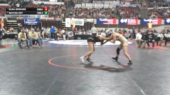G - 135 lbs Champ. Round 2 - Elisa Bernabe, Flathead (Kalispell) (Girls) vs Maycee Ort, Fort Benton (Girls)