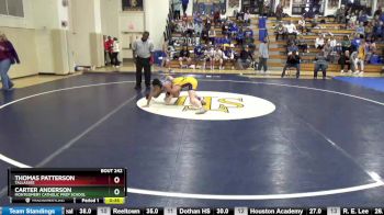 108 lbs Cons. Round 3 - Thomas Patterson, Tallassee vs Carter Anderson, Montgomery Catholic Prep School