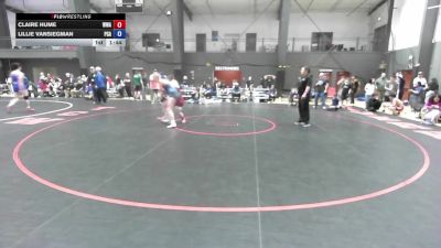 3rd Place Match - Claire Hume, Whatcom Wrestling Academy vs Lillie VanSiegman, Pioneer Grappling Academy