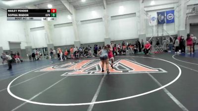 190 lbs Cons. Round 3 - Hailey Pender, Mountain Ridge vs Sophia Rigdon, Copper Hills