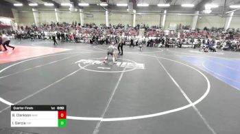 66 lbs Quarterfinal - Barrett Clarkson, WAR Wrestling Club vs Ivan Garcia, Top Rank