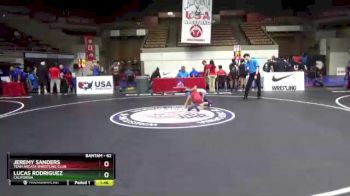 62 lbs Cons. Round 4 - Jeremy Sanders, Team Arcata Wrestling Club vs Lucas Rodriguez, California