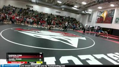 138 lbs Semifinal - Daniel Evans, Vista Ridge vs Kaemon Cobb, Rocky Mountain