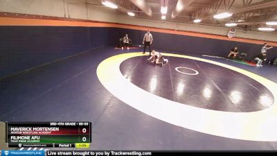 85-93 lbs Round 3 - Maverick Mortensen, Aviator Wrestling Academy vs Filimone Afu, Team Pride Academy